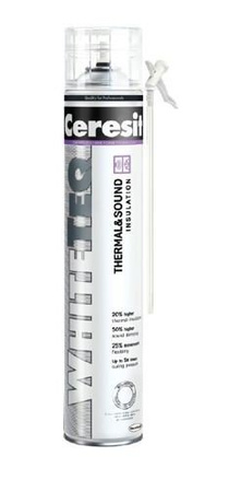 Ceresit WhiteTeQ Piana Montażowa Termoizolacyjna Wężykowa Biała 500ml