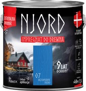 NJORD Impregnat do Drewna Elewacji Ekstremalna Odporność Bezchmurne Niebo 0,75L