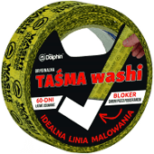 Blue Dolphin Taśma Ochronna Malarska do Odcinania Koloru 60-dniowa 35mm x 50m