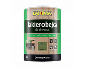 Lakma DREWNOKOLOR Lakierobejca Akrylowa do Drewna Połysk Zielona 0,8L