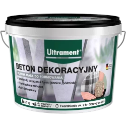Ultrament Beton Dekoracyjny Odlewniczy Kolor Jasny Szary 3,5kg