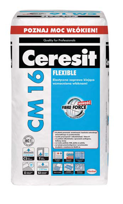 Ceresit CM16 Flexible Klej Elastyczny z Włóknami do Glazury Płytek 5kg