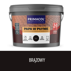 Primacol Papa w Płynie Na Beton Blachę Gont Papę Drewno Kolor Brązowy 3kg