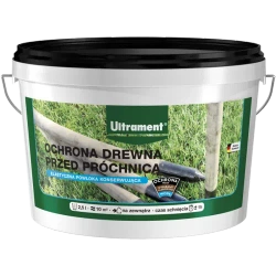 ULTRAMENT Środek Bitumiczny Ochrona Drewna Słupów przed Próchnicą 2,5L