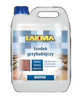 Lakma Biotox Plus Preparat Zmywacz Plam Pleśni Grzybów Glonów Mchów 5L