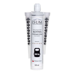 ISUM Kotwa Chemiczna do Dużych Obciążeń 800kg Beton Kamień Cegła 300ml