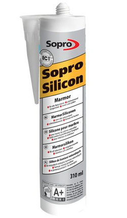 Sopro Marmor Silikon do Kamienia Betonu Metalu Bazalt 310ml