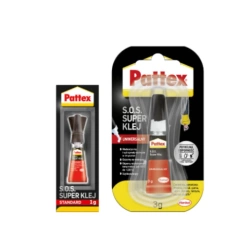 Pattex S.O.S. Super Klej ODporny na Wstrzący do Drewna Metalu Plastiku 1g