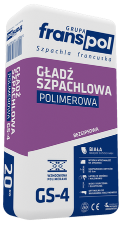 Franspol GS-4 Gładź Szpachlowa Polimerowa Biała 20kg