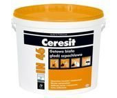 Ceresit IN 46 Gładź Szpachlowa Polimerowa Gotowa Łatwa do Szlifowania Biała 25kg