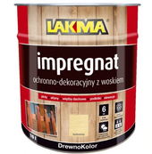 Lakma Drewnokolor Impregnat Ochronno Dekoracyjny z Woskiem Bezbarwny 10L