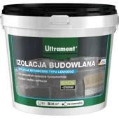 Ultrament Izolacja Budowlana Fundamentów Bitumiczna Przeciw Wilgoci Czarna 5L