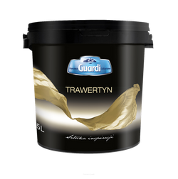 Guardi Masa Dekoracyjna Wapienna Efekt Trawertynu Pleśnioodporny 15kg