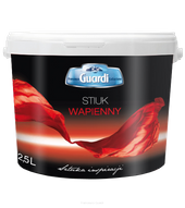 GUARDI Stiuk Powłoka Wapienna Efekt Polerowanego Kamienia Bianco 2,5kg