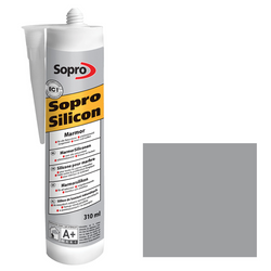 Sopro Marmor Silikon do Kamienia Betonu Metalu Szary 310ml