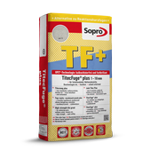 Sopro TF+ Fuga Wąska do Dużych Obciążeń Kamienia Gresu Płyt Betonowych 1-10mm Szara 15kg