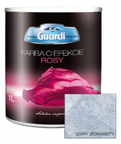 Guardi Farba Dekoracyjna Metaliczna Efekt Rosy Szary Jedwabisty 1L