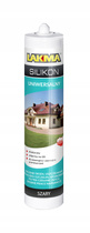 Lakma Silikon Uszczelniacz Uniwersalny Elastyczny Wodoodporny Szary 0,28L