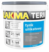 Lakma TYNKSIL Z Tynk Silikatowy Dekoracyjny Trwały Baza Ziarno 2mm 25kg