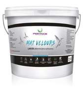 Ponteck Mat Velours Lakier Dekoracyjno Ochronny do Tynku Betonu Tapet 2,5L