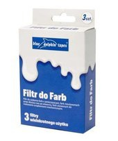 Blue Dolphin Filtry do Farb Przecedzania Usuwania Zanieczyszczeń 3szt