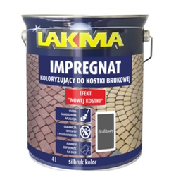 Lakma Silbruk Impregnat Ochronny Koloryzujący do Kostki Brukowej Czerwony 1L
