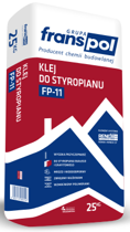 Franspol FP-11 Klej do Ociepleń Styropianu do Podłoży Cementowych Betonu 25kg