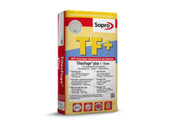 Sopro TF+ Fuga Wąska do Dużych Obciążeń Kamienia Gresu Płyt Betonowych 1-10mm Srebrno Szara 15kg