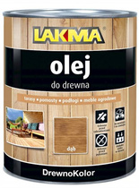 Lakma Drewnokolor Olej do Drewna Ochronno Dekoracyjny Dąb 2,5L