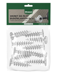 Ultrament Wkręty Łączeniowe do Płyt XPS Budowlanych Do It 10szt