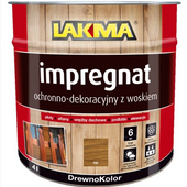 Lakma Drewnokolor Impregnat Ochronno Dekoracyjny z Woskiem Sosna 10L