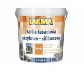 Lakma FASMAL Farba Akrylowo Silikonowa Odporna na Grzyby Glony Pleśń UV Szara 4kg