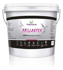 Ponteck BRILLANTES FINITION Lakier Dekoracyjno Ochronny do Tynku Betonu 5L