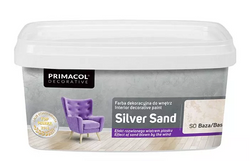 Primacol SILVER SAND Farba Dekoracyjna Strukturalna Mieniąca Brava S2 1L