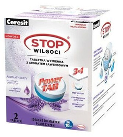 Ceresit Stop Wilgoci Power Tab 2w1 Tabletki Wymienne Zapachowe Lawenda 2 x 300g