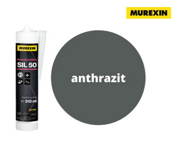 Murexin SIL 50 Silikon do Kamienia Marmuru Granitu Lastryko Antracyt 310ml