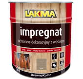 Lakma Drewnokolor Impregnat Ochronno Dekoracyjny z Woskiem Popiel 10L