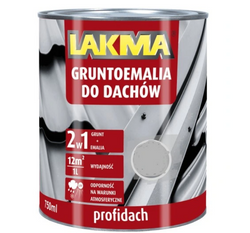 Lakma Profidach Gruntoemalia Dekoracyjno Ochronna do Metalu Zielona 10L