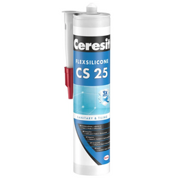 Ceresit CS 25 Silikon Sanitarny Pleśnioodporny Kolor Kremowy Cream 280ml