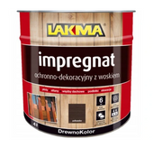 Lakma Drewnokolor Impregnat Ochronno Dekoracyjny z Woskiem Palisander 4L