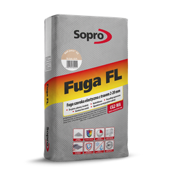 Sopro FL Fuga Spoina Szeroka Elastyczna z Trasem 2-20mm Beż Jura 25kg