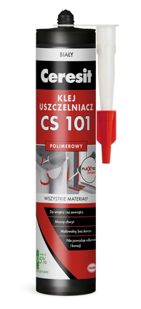 Ceresit CS 101 EXPERT Klej Uszczelniacz Polimerowy Elastyczny Biały 280ml
