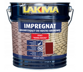 Lakma Silbruk Impregnat Ochronny Koloryzujący do Kostki Brukowej Czerwona 10L