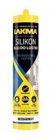 Lakma Klej Silikonowy do Luster Bezbarwny 300ml