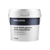 MOLEKO Super Finish Gotowa Gładź Szpachlowa Polimerowa Cienkowarstwowa 15kg