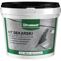 Ultrament Masa Bitumiczna Kit Dekarski Naprawczy Uszczelniający na Zimno 5L