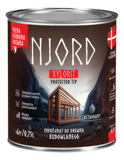 Njord Xylorit Protector TIP Impregnat Biobójczy do drewna budowlanego 0,75L