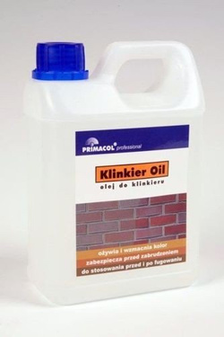 Primacol KLINKIER OIL, olej do klinkieru. Środek Zabezpieczający do Klinkieru Cegły Płytek Glinianych 1L
