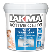 Lakma ACTIVE CARE Farba Ceramiczna Wewnętrzna Zmywalna Biała 10 l.