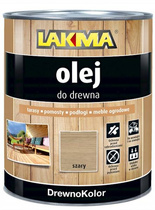Lakma Drewnokolor Olej do Drewna Ochronno Dekoracyjny Szary 2,5L